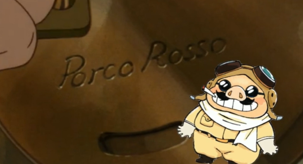 Porco Rosso as a brand of a clock?