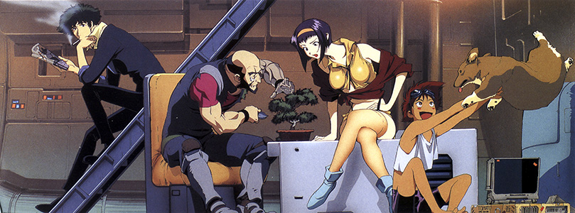 Spike, Jet, Faye, Ed and Ein