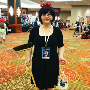 Me as Kiki from Kiki's Delivery Service (Convention Guide Cosplay)