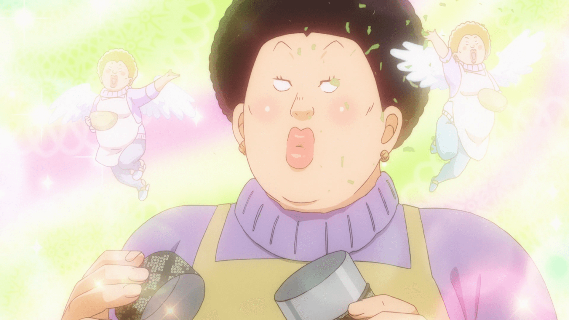 Takeo's mom on discovering her son has a girlfriend. This moment was absolutely HYSTERICAL.