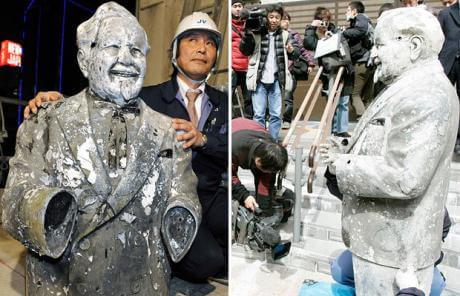 Japanese urban legends: Recovery of the statue.