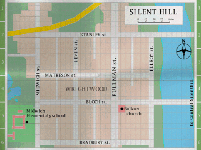 Old Silent Hill Map