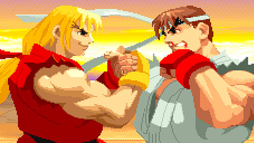 Ken and Ryu--Bros Forever