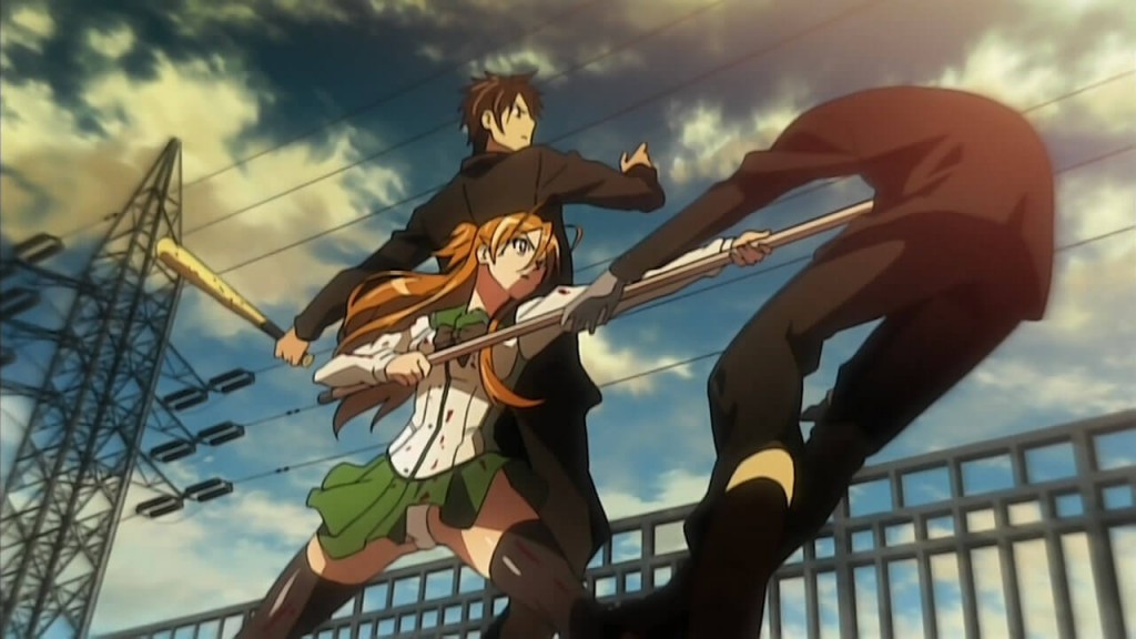 Highschool of the Dead is more than fan service - Taking care of each other is a strong concept in Highschool of the Dead