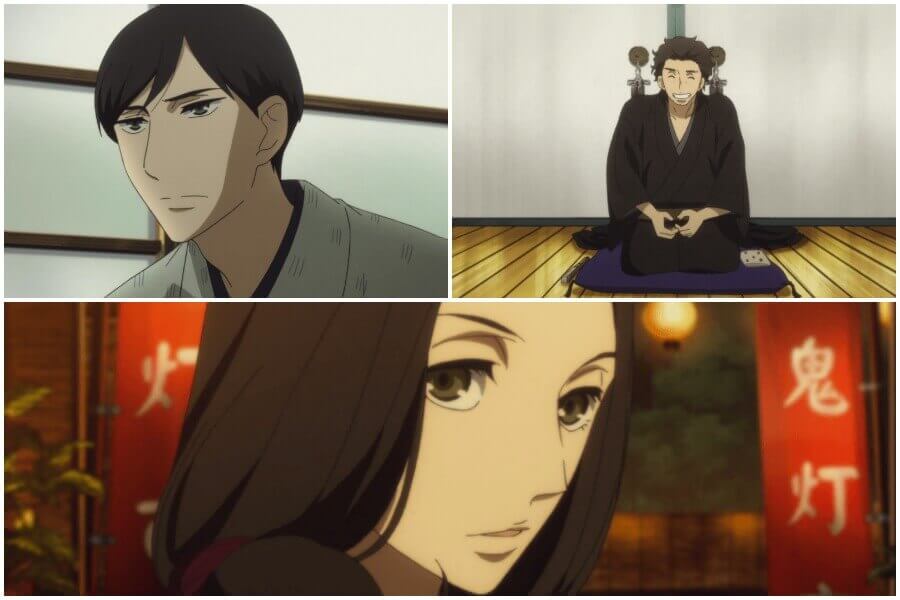 Showa Genroku Rakugo Shinju Review The three leads of the show.