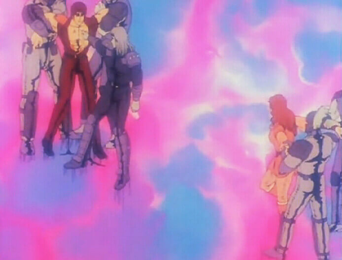 Kenshiro and Yuria forcefully separated by Shin