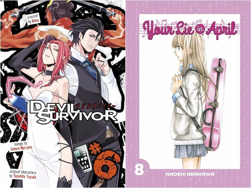 July 2016 Manga Releases (Devil Survivor, Your Lie In April)