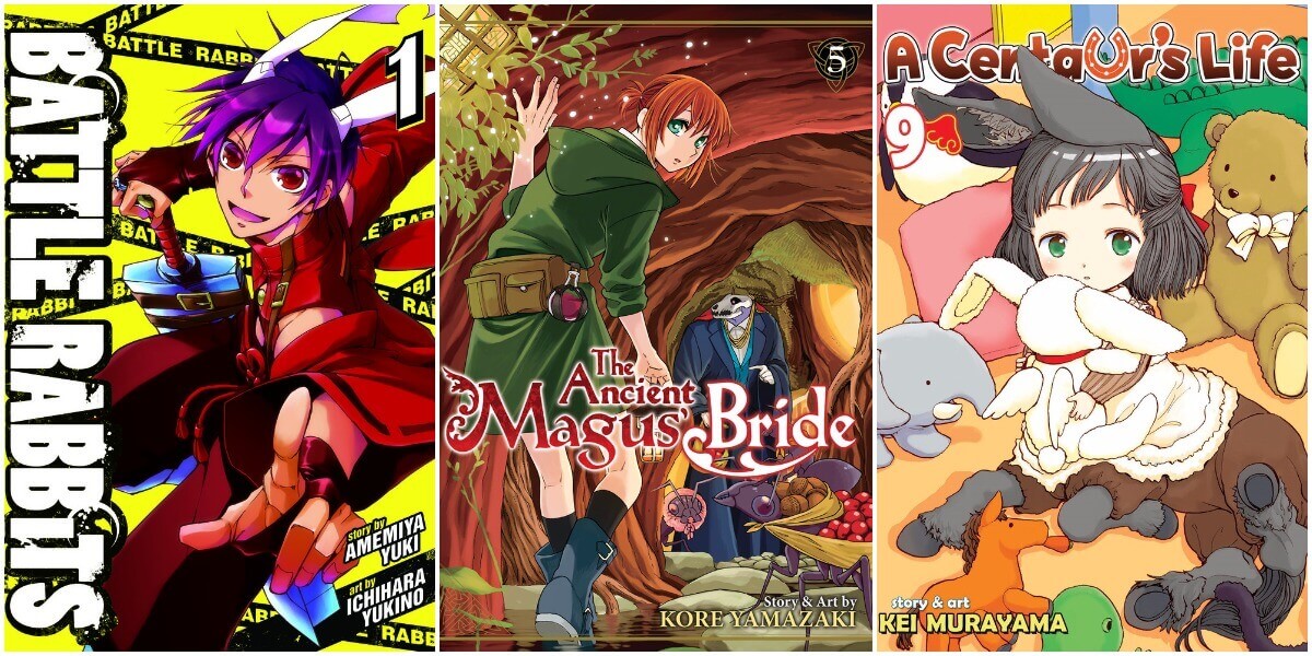 July 2016 Manga Releases (Battle Rabbits, The Ancient Magus Bride, A Centaur's Life)