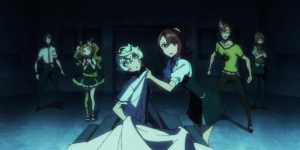 Kiznaiver Review: The Kiznaivers witnessing the Kizuna