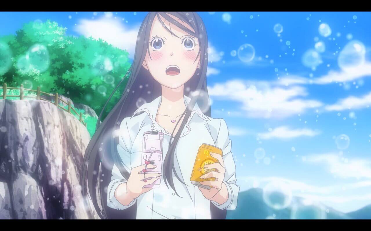 Amanchu First Impressions Futaba sees the beauty of the sea.