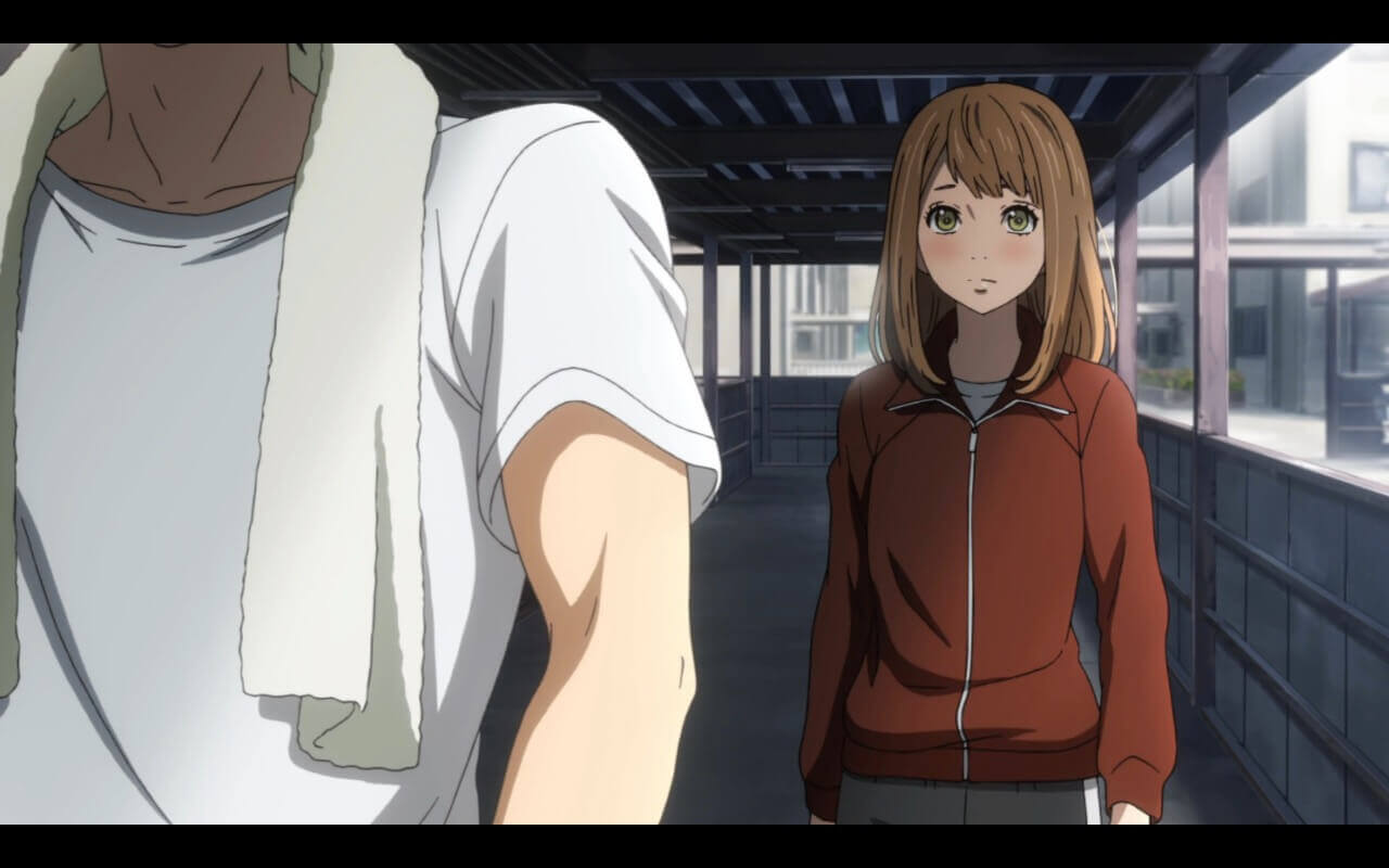 Orange Episode 3 Review Naho after telling Kakeru that there's no on she likes.