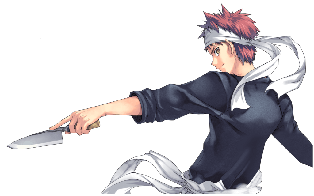 Soma Yukihira, main character of Shokugeki no Soma (Food Wars)