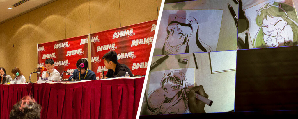 AnimeFest 2016: Live-Drawing with Japanese Animators (Miwa, Kubuta, Nishino)
