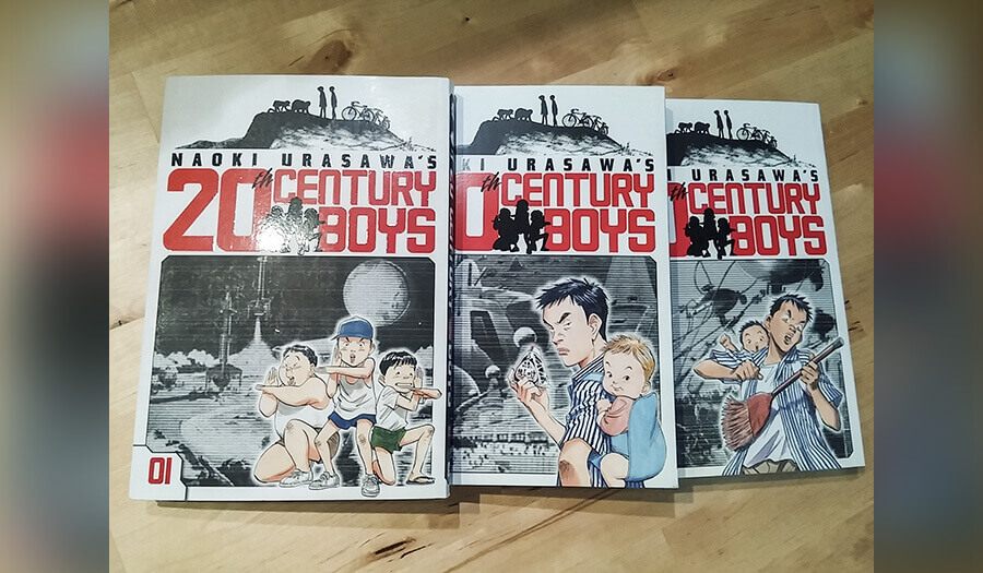 Naoki Urasawa 20th Century Boys manga cover Vol 1-3