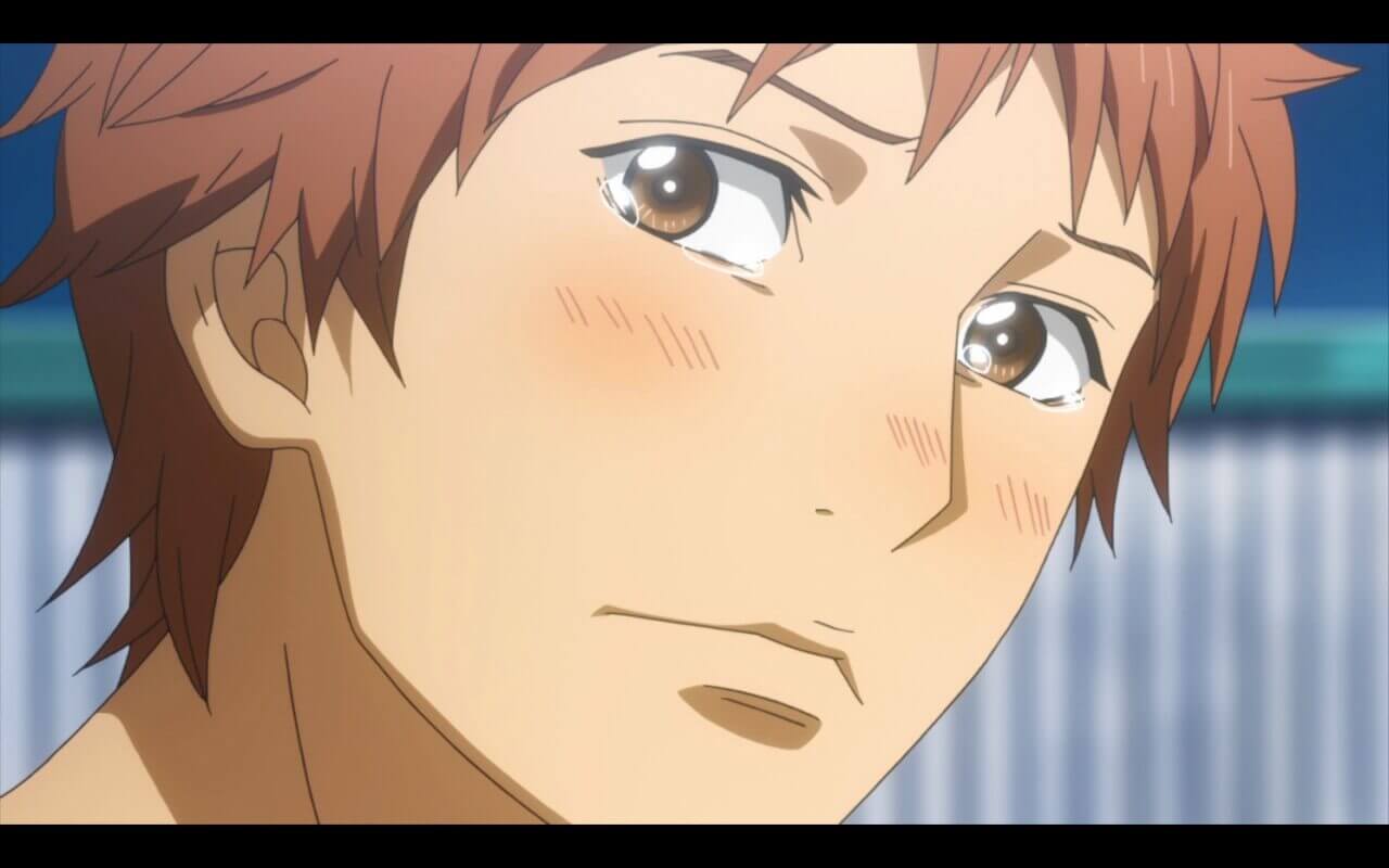 Orange Episode 5 Review A teary-eyed Suwa after Naho thanks him.