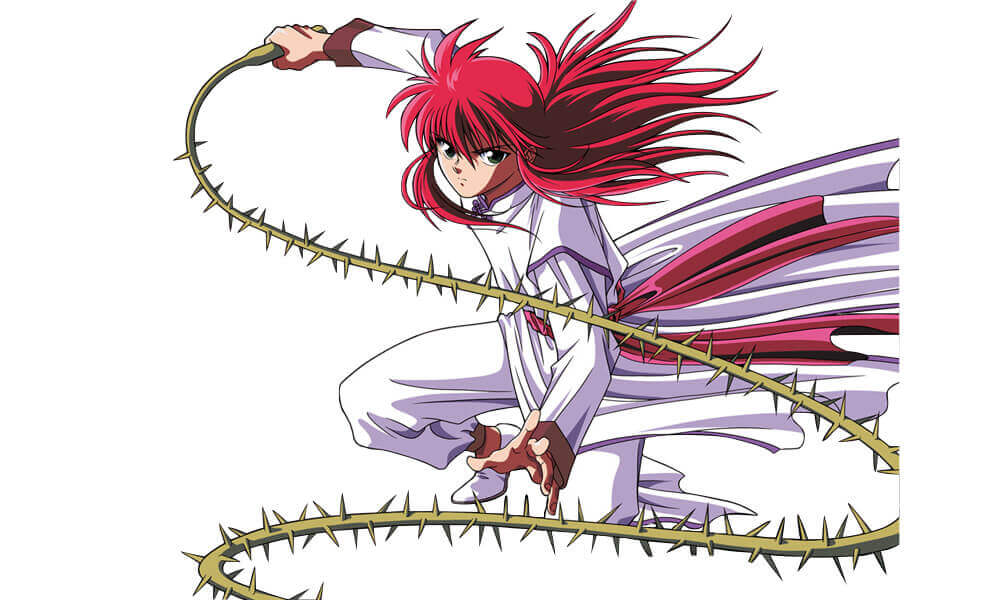 Kurama and his rose whip