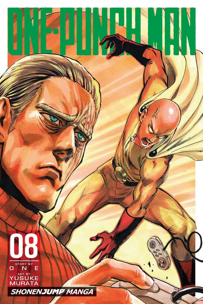 September 2016 Manga Releases One-Punch Man Volume 8 cover.