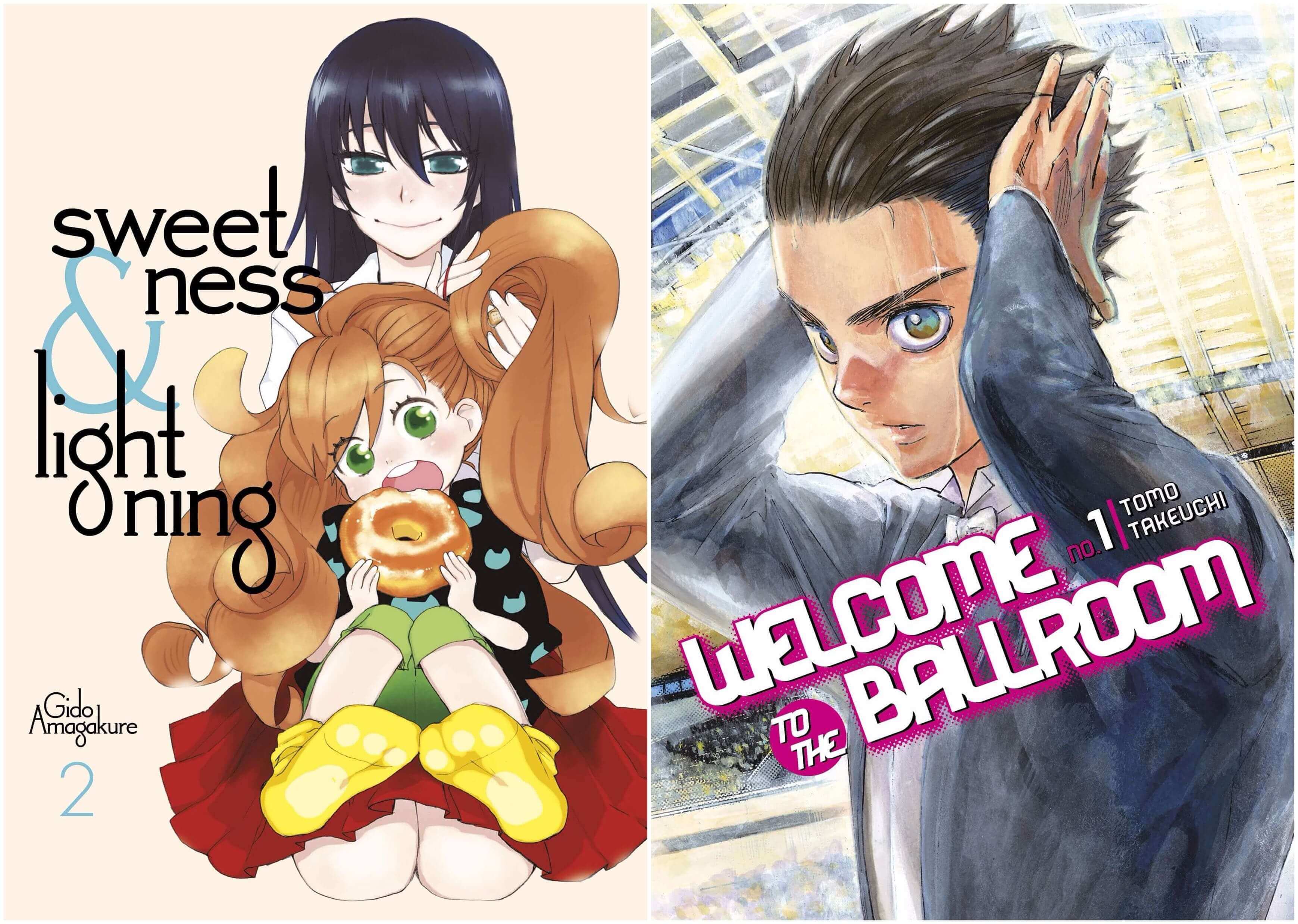 September 2016 Manga Releases Covers for Sweetness and Lightning and Welcome to the Ballroom.