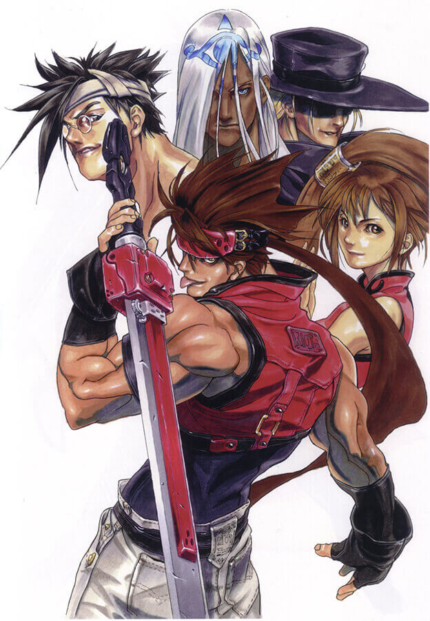 Daisuke Ishiwatari's Guilty Gear character illustration