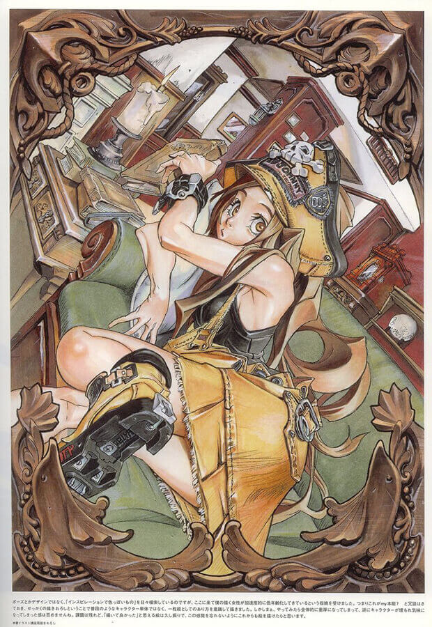 Daisuke Ishiwatari's Guilty Gear character illustration