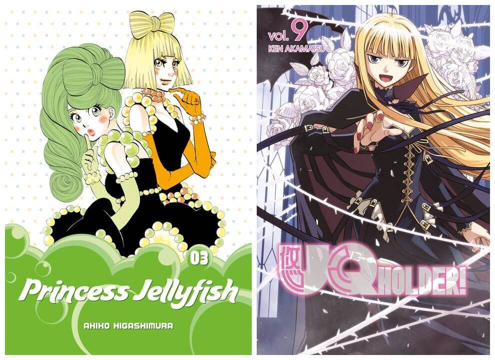 November 2016 Manga Releases Covers for Princess Jellyfish and UQ Holder.