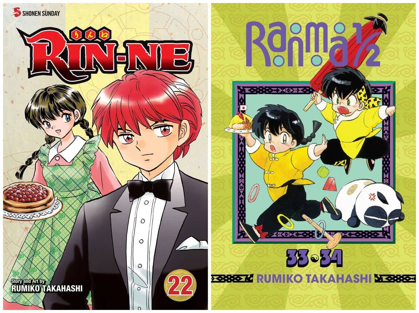 November 2016 Manga Releases Covers for Rin-ne and Ranma 1/2.