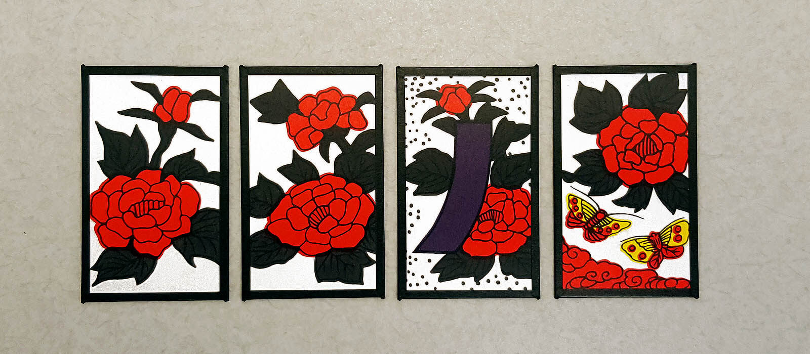 Hanafuda June cards