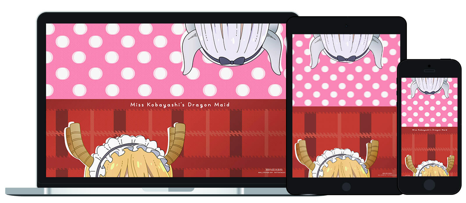 Wallpaper of the Month: Miss Kobayashi's Dragon Maid (Tohru & Kanna)