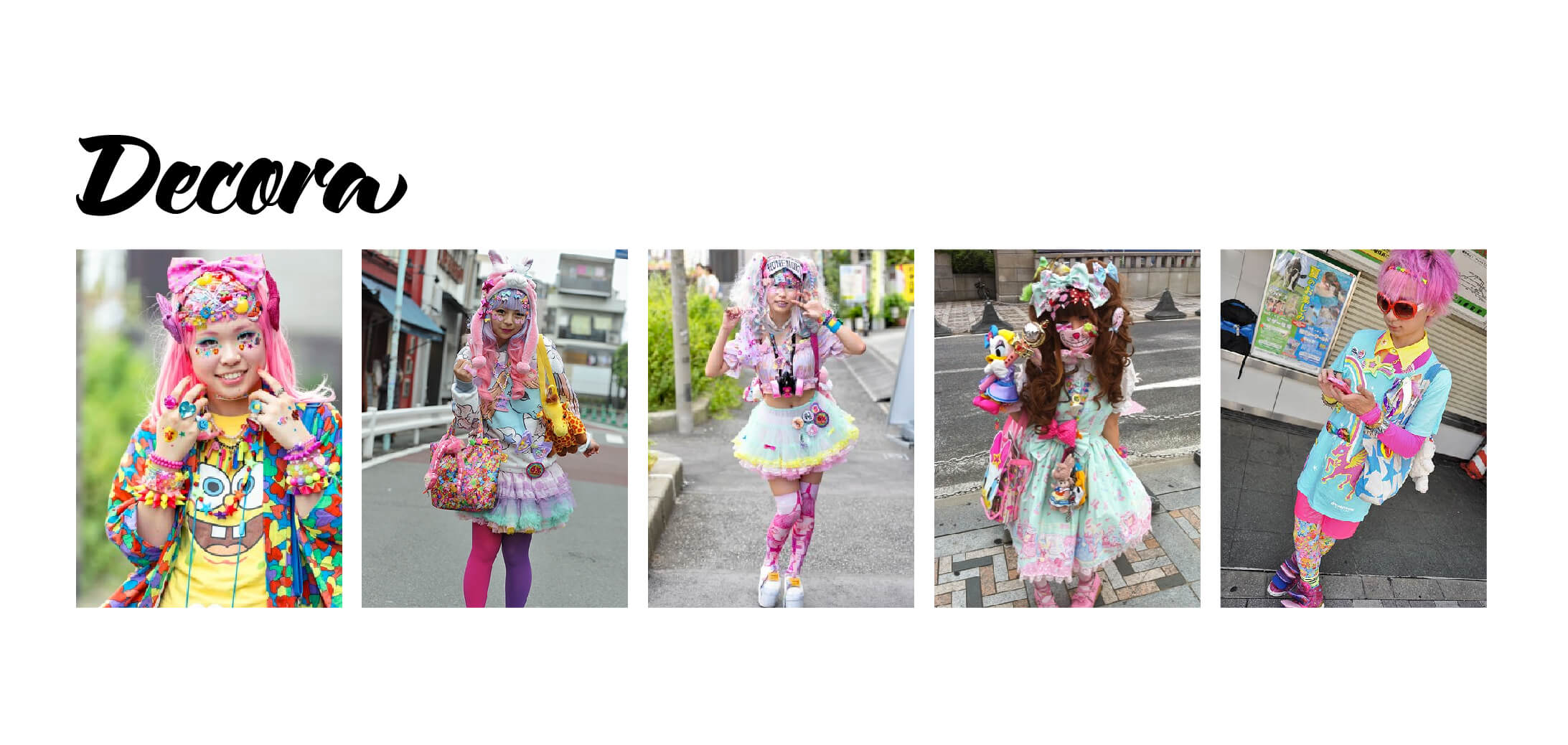 Examples of Decora Fashion