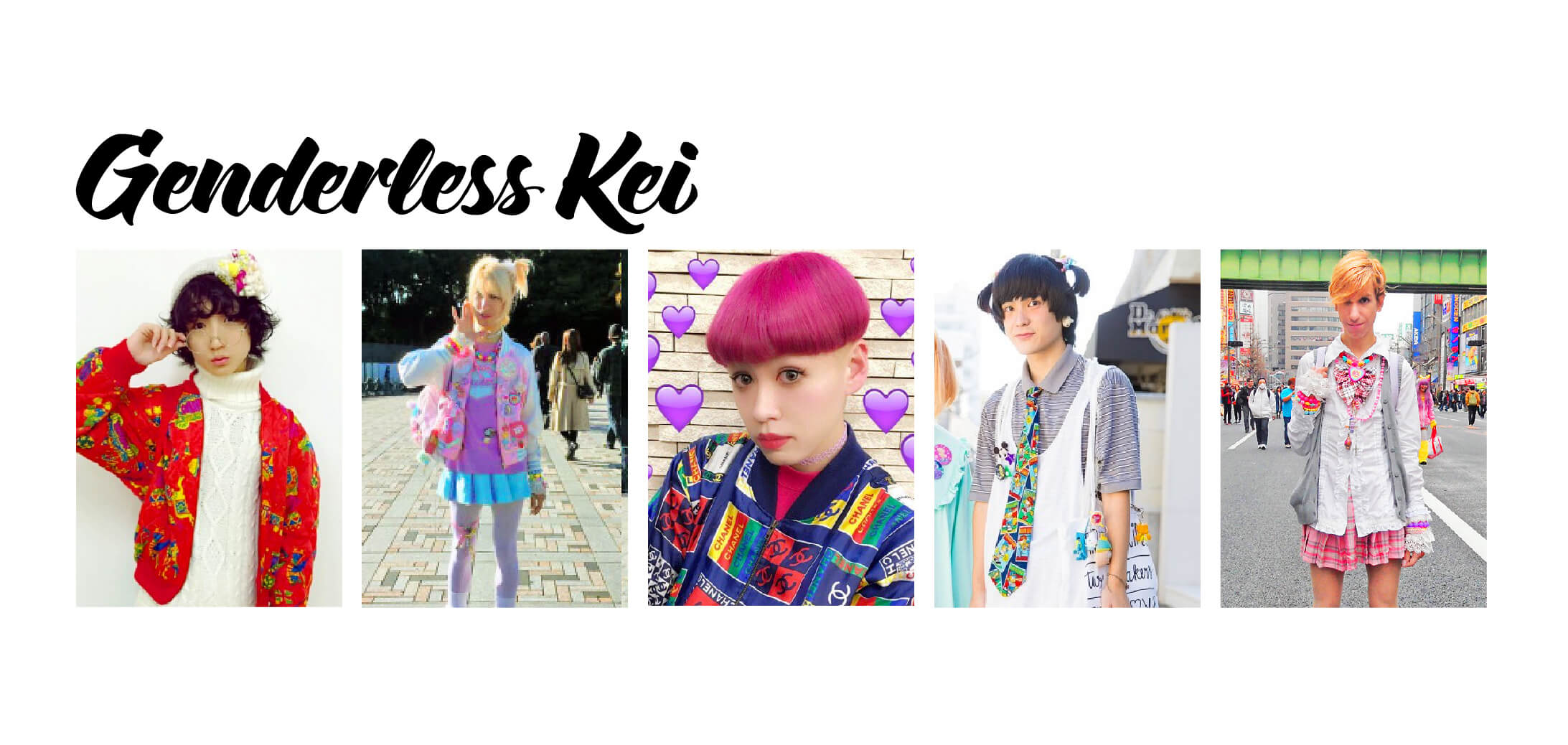 Examples of Genderless Kei Fashion