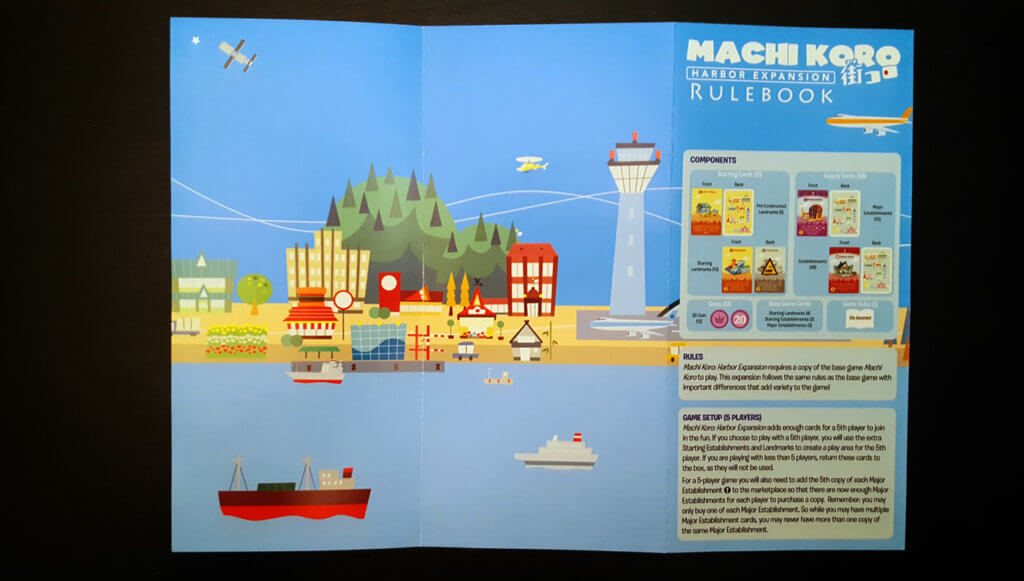 Machi Koro Harbor Expansion Rulebook