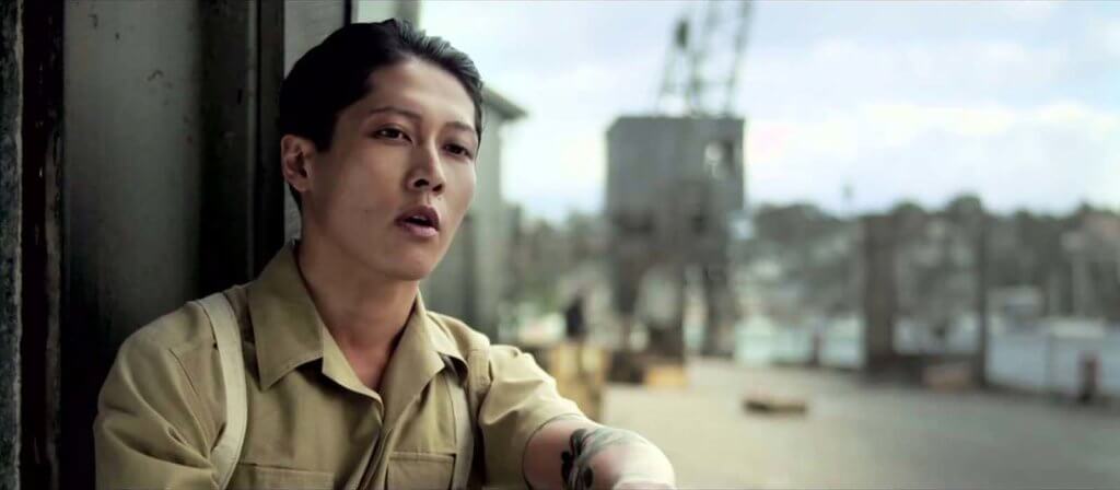 Miyavi in the movie, Unbroken