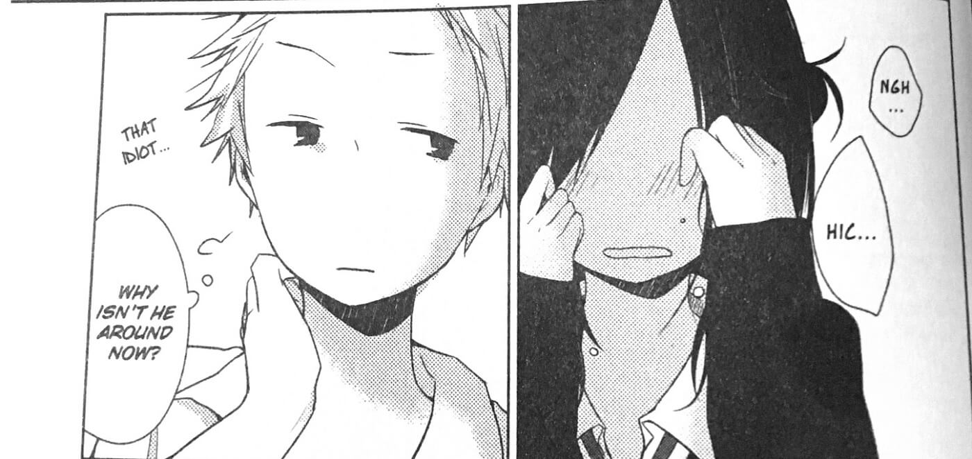 One Week Friends: Shougo feels awkward when Kaori starts crying.