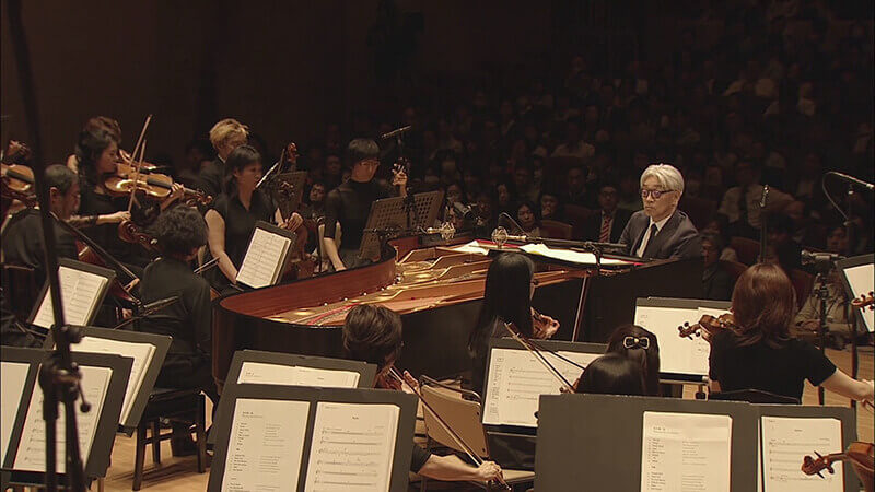 Sakamoto at a classical performance