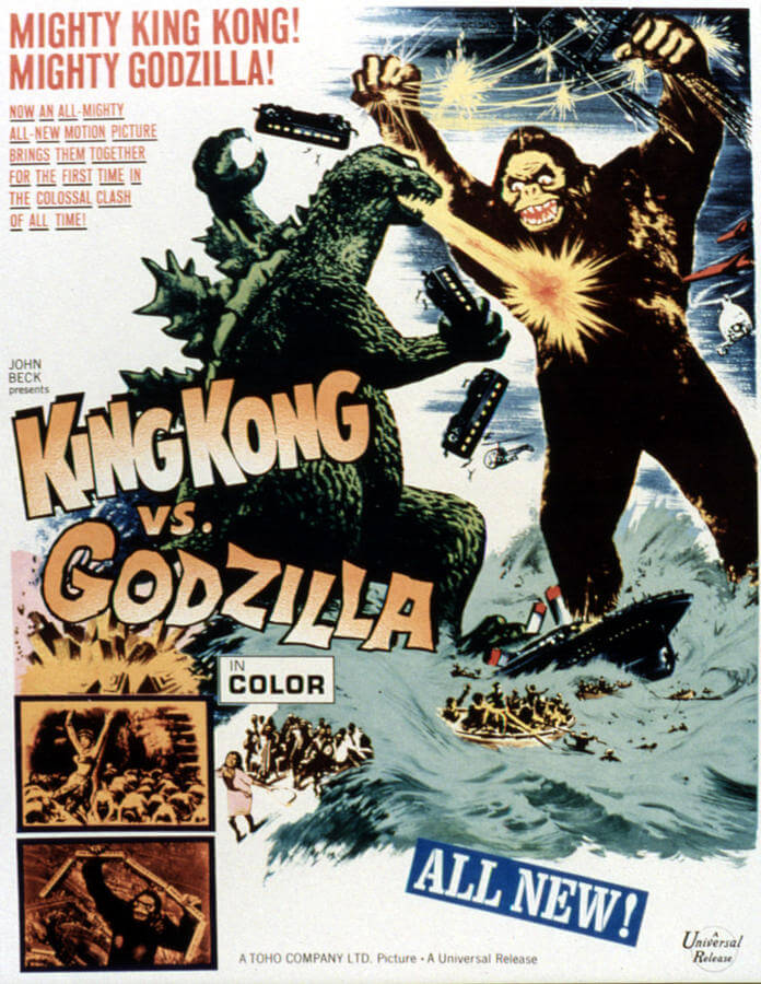 King Kong versus Godzilla poster