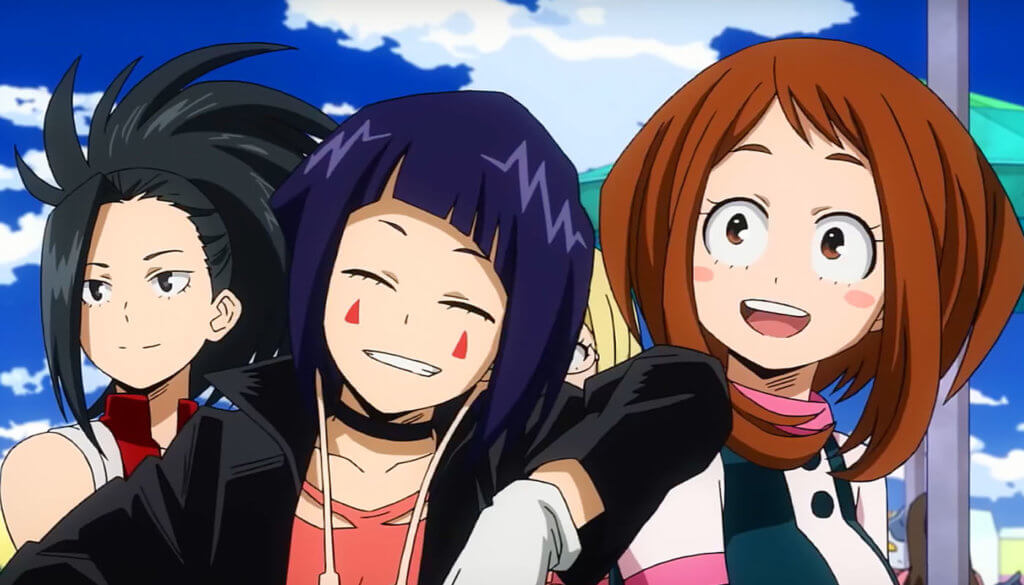 My Hero Academia: Two Heroes - Ochako Uraraka, Momo Yaoyorozu, Kyouka Jirou