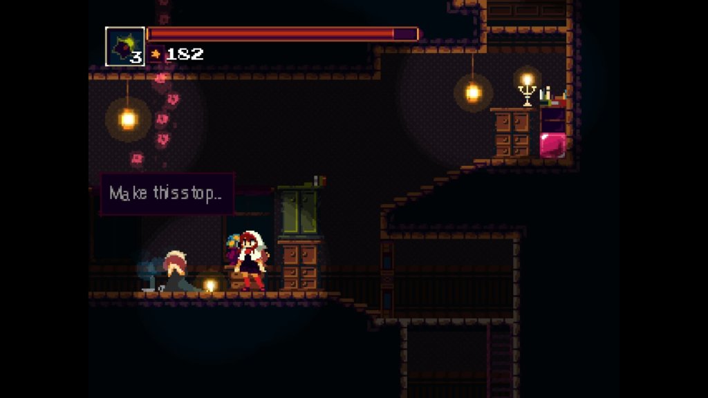 A non-playable character in Momodora: RUtM