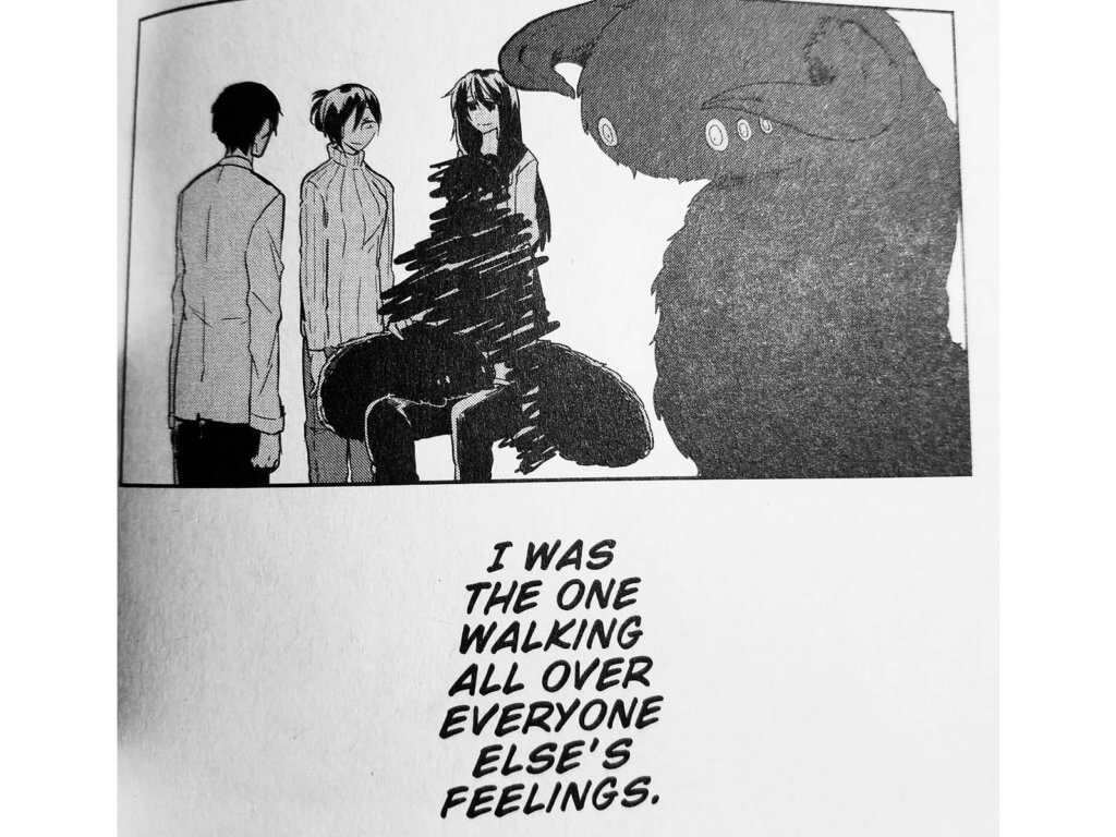 Akane has an epiphany, realizing that he was the one walking all over everyone else's feelings.