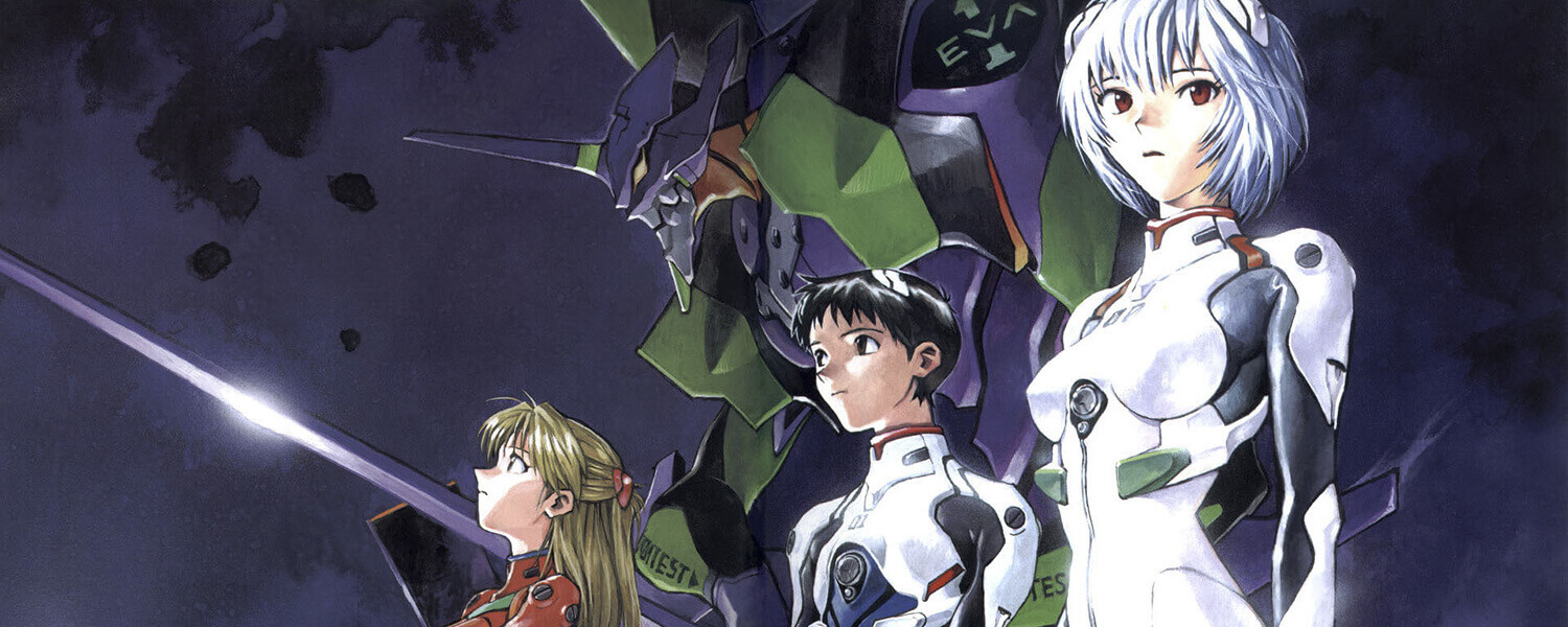 Neon Genesis Evangelion's Asuka, Shinji, and Rei