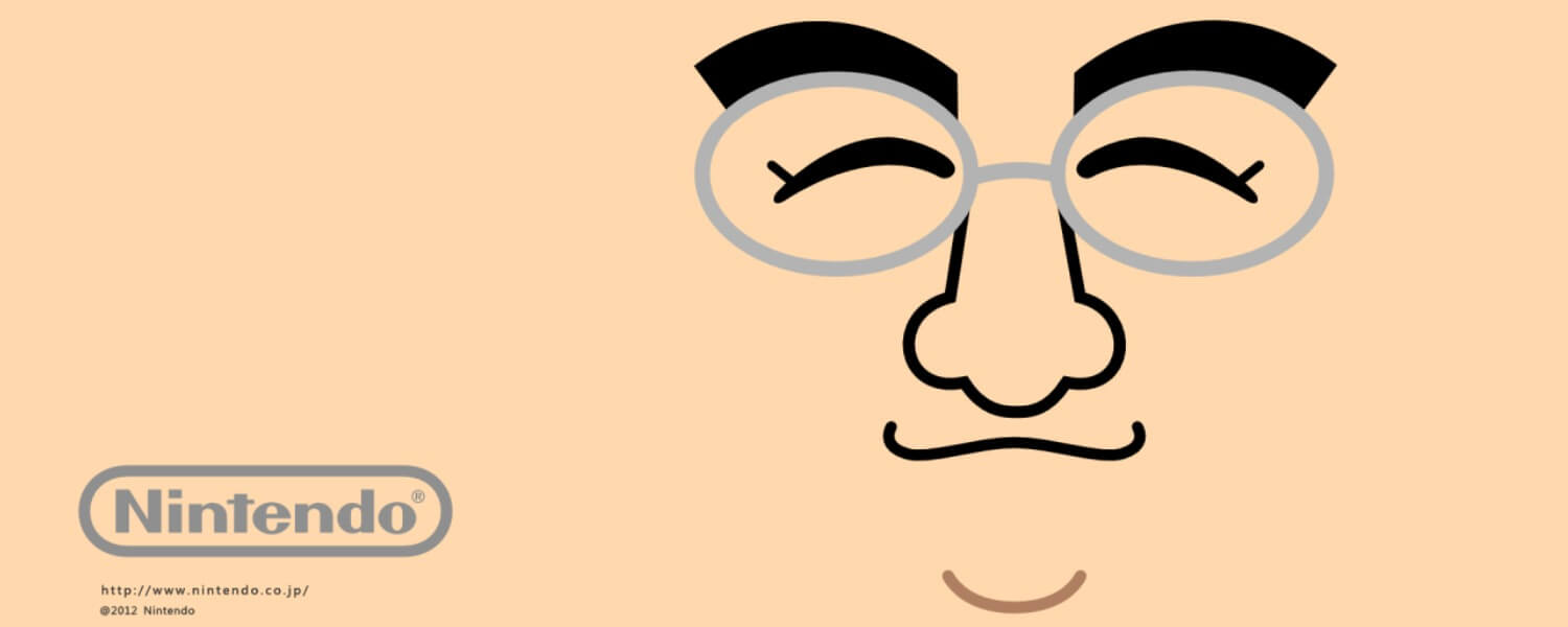Satoru Iwata Memories and Reflections of Nintendo's Late President Drawing of Satoru Iwata's smiling face.