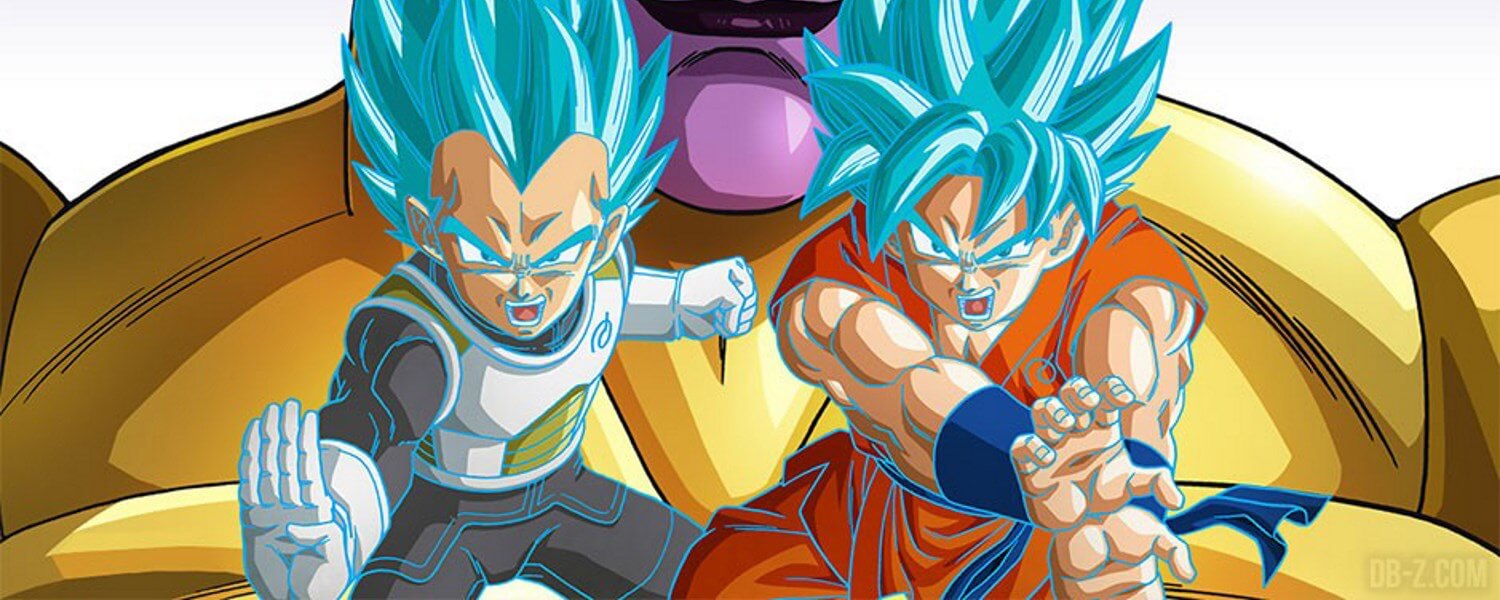 Dragon Ball Z Resurrection 'F' Vegeta and Goku ready to fight Frieza.