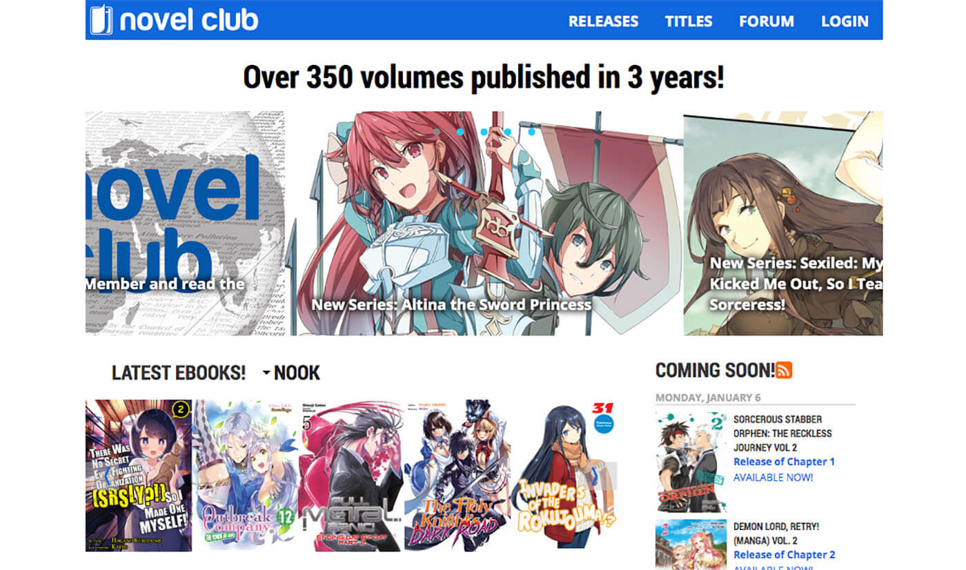 J-novel Club announces 10 Light novel, Manga titles at anime Boston.