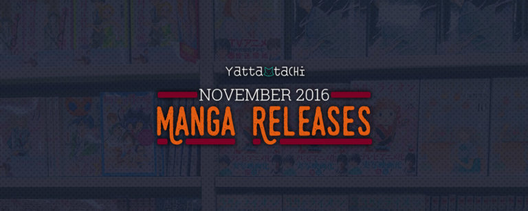 November 2016 Manga Releases