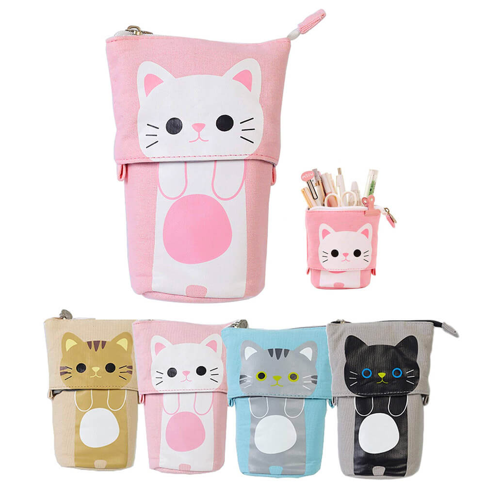 Soft Cat Pencil Holder