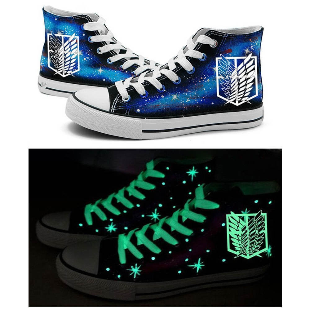 Attack on Titan Glow-In-The-Dark Shoes