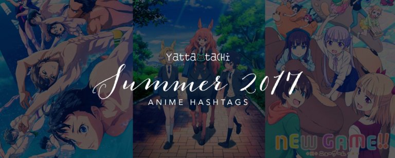 Summer 2017 Anime Hashtags