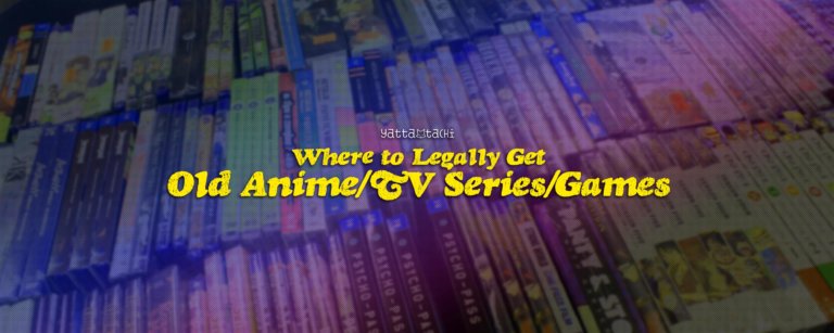 Where to Legally Get Old Anime/TV Series/Games