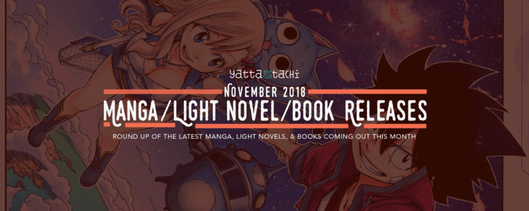 November 2018 Manga / Light Novels / Book Releases