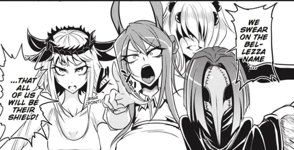 The various monster girls team up to help each other.