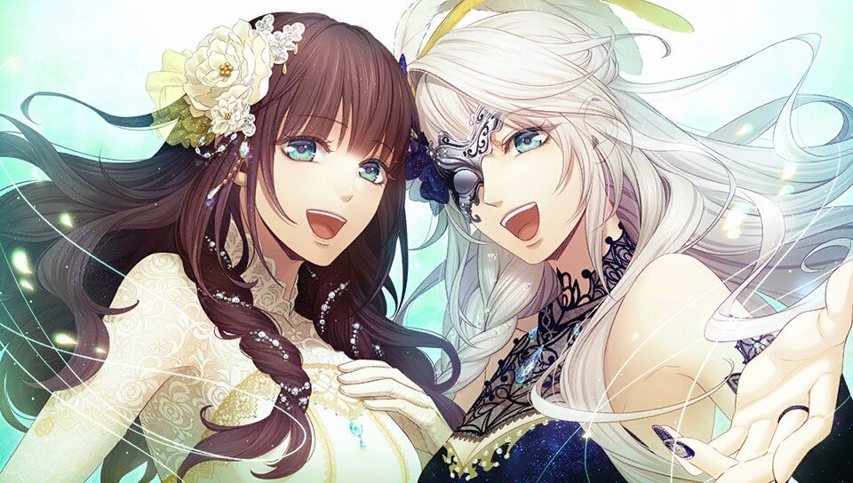 A screenshot of Cardia and Cantarella from "Code: Realize ~Wintertide Miracles~"